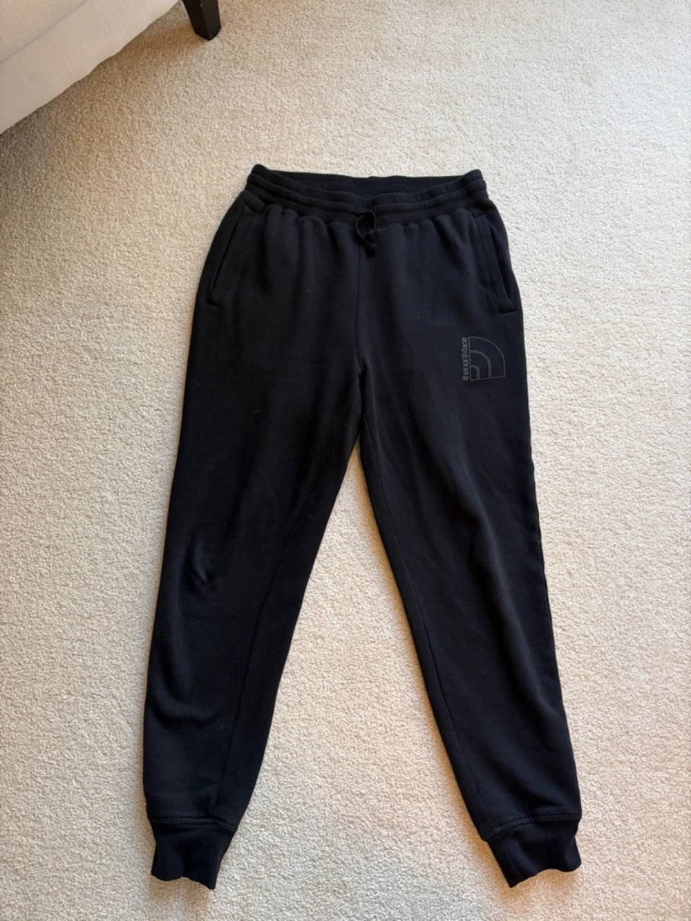 The North Face Men’s Black Fleece Joggers EUC